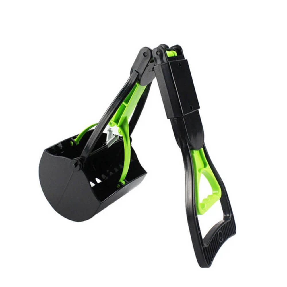 Waste & Pet Pooper Scooper For Dogs & Cats Both Foldable, Durable Spring For Easy Grass and Gravel Pick Up