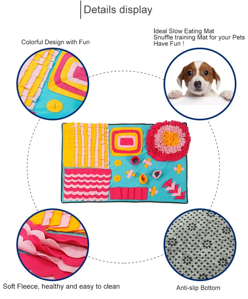 Nuopets Pet toys Dog Feeding Sniffing Mat Training Nosework Blanket