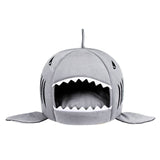 Shark Pet Bed Small Dog Cat House Indoor soft Kennel