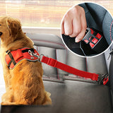 Pet Dog Cat Car Seat Belt Adjustable Harness Seatbelt Lead Leash for Small Medium Dogs Travel Clip Pet Supplies 5 Color