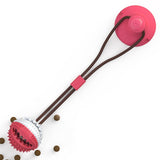 Pet Molar Suction Cup Dog Toys Molar Missing Device Suction Cup Rubber Rally Ball Sucker Dog Bite Toy Home Pet Products