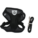 Dog Cat Pet Harness No-Pull Adjustable Outdoor Pet Vest Lead Leash
