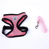 Dog Cat Pet Harness No-Pull Adjustable Outdoor Pet Vest Lead Leash