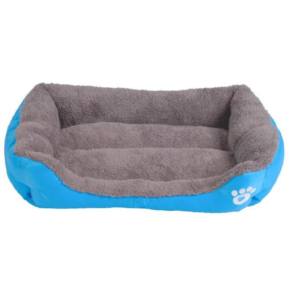 S-3XL 9 Colors Paw Pet Sofa Dog Beds Waterproof Bottom Soft Fleece Warm Cat Bed