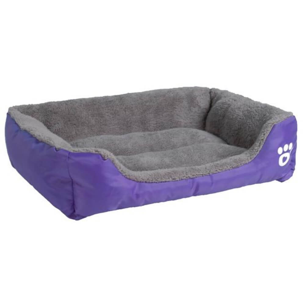 S-3XL 9 Colors Paw Pet Sofa Dog Beds Waterproof Bottom Soft Fleece Warm Cat Bed