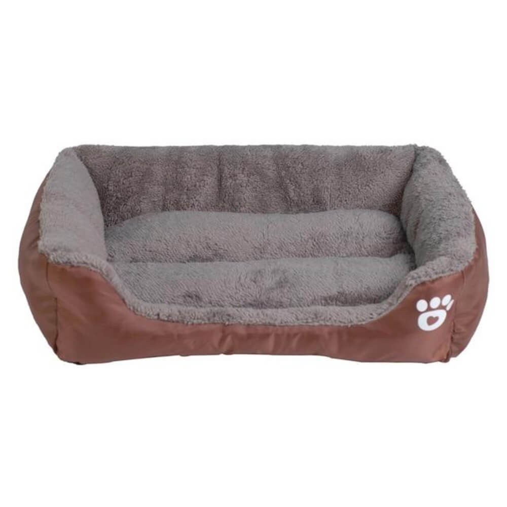 S-3XL 9 Colors Paw Pet Sofa Dog Beds Waterproof Bottom Soft Fleece Warm Cat Bed