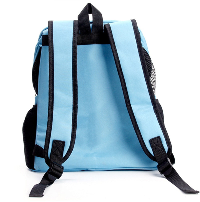 Pet Dog Carriers Backpack Bags Pet Cat Outdoor Travel Carrier Packbag Portable Zipper Mesh Backpack Breathable Dog Bags Supplies - NuoPets