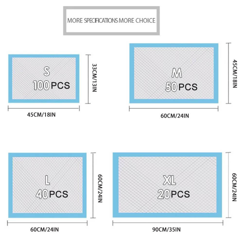 Pet Training and Puppy Pad, Heavy Duty With Super Absorbent & Disposable Diaper For Dogs