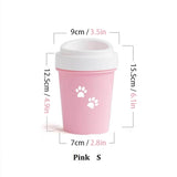 Pet Paw Cleaner Washer Cup With Soft Bristles