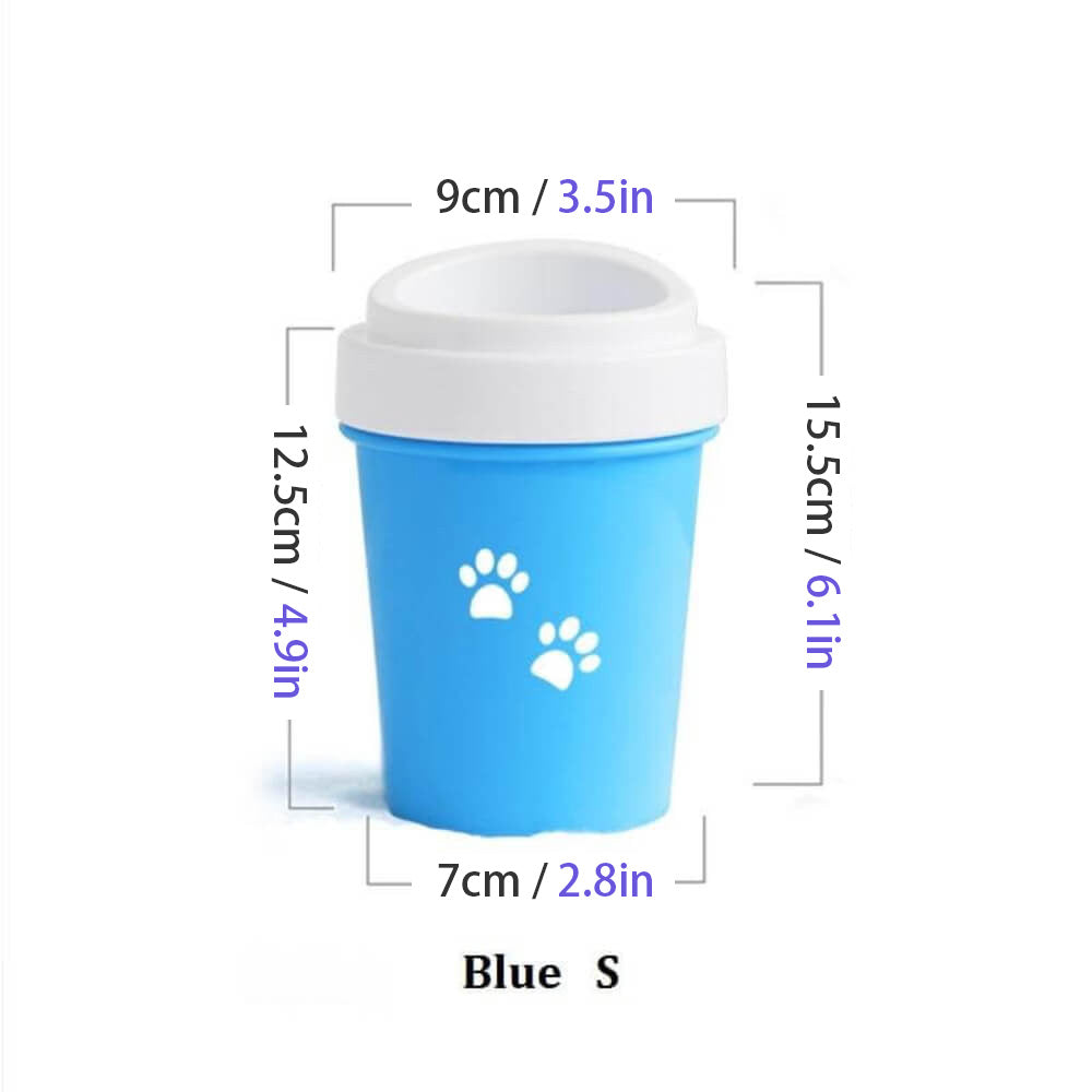 Pet Paw Cleaner Washer Cup With Soft Bristles