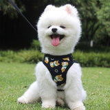 Shiba Inu pattern Dog leash reflective pet collar 1.5m
