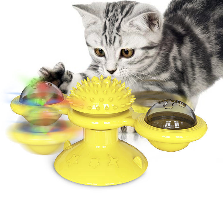 Nuopets Cat Leak Food Ball Cat Toy Track Ball
