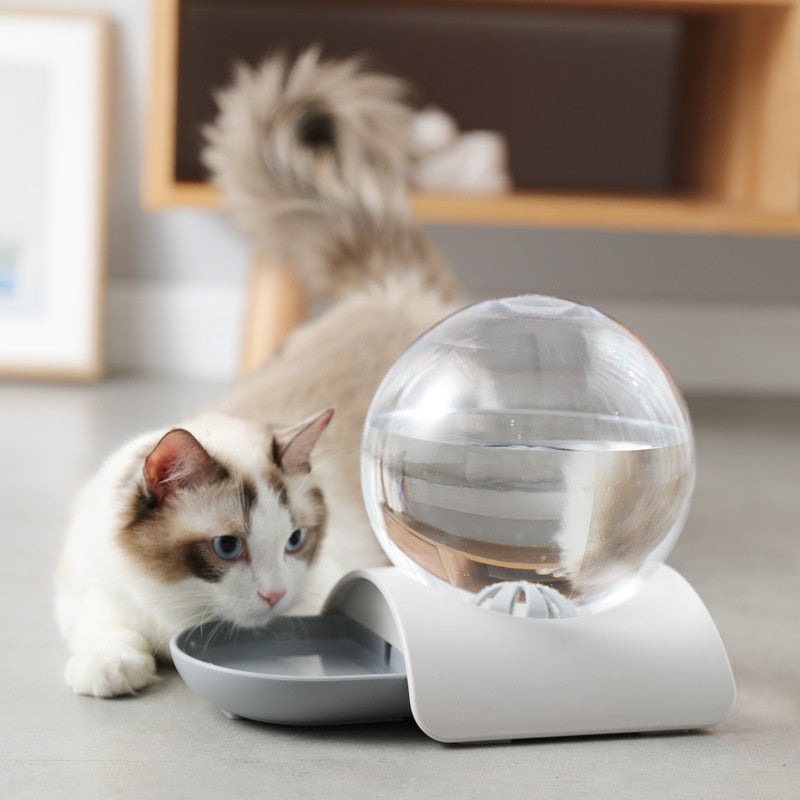 2.8L Fountain Bubble Automatic Cat Water Feeder Drinking Bowl For Pets Water Dispenser