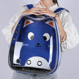 Nuopets pet carrier backpack transparent cat backpack