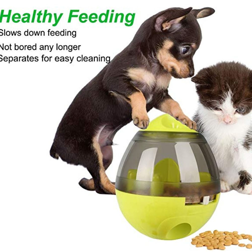IQ Treat Ball Toy For Dogs & Pets That Dispenses Food Interactively - NuoPets