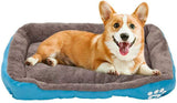 S-3XL 9 Colors Paw Pet Sofa Dog Beds Waterproof Bottom Soft Fleece Warm Cat Bed