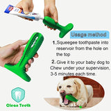 Effective Dog Toothbrush Stick Toy of Natural Rubber for Dental Care, Cleaning & Massaging - NuoPets