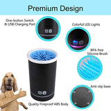 Automatic & Rechargeable 3 Sizes Pet Paw Washing Cup with Soft Rubber Brushes to Clean Dog's Paw - NuoPets