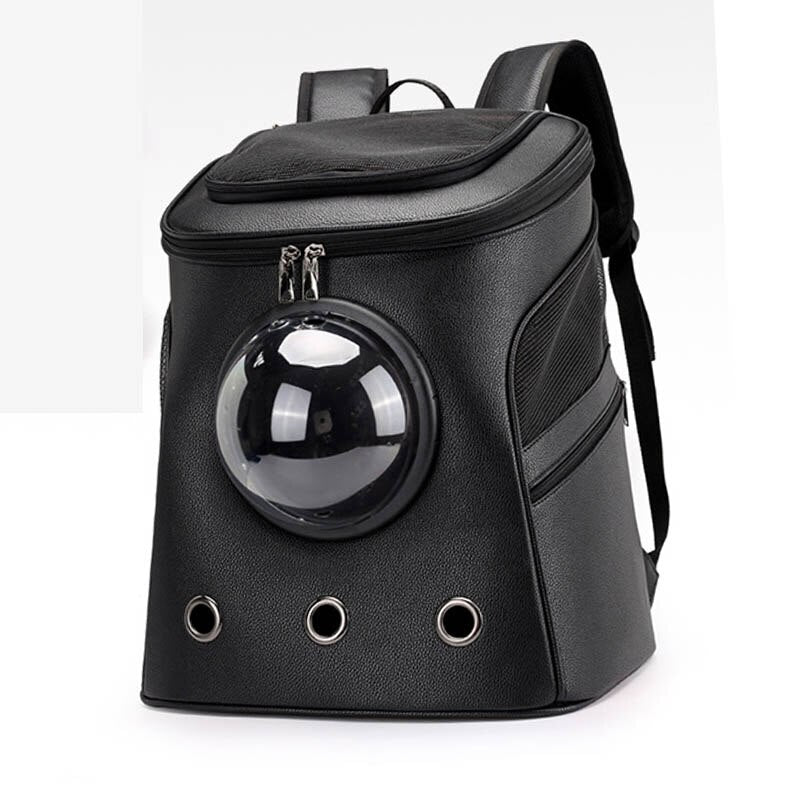 Big space solid color pet carrier backpack bag breathable