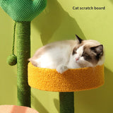Cactus cat scratching post with sisal rope cat nest tree house