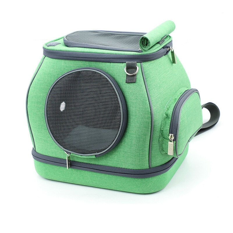 Cat carrier small pet portable cage cationic linen eva material breathable