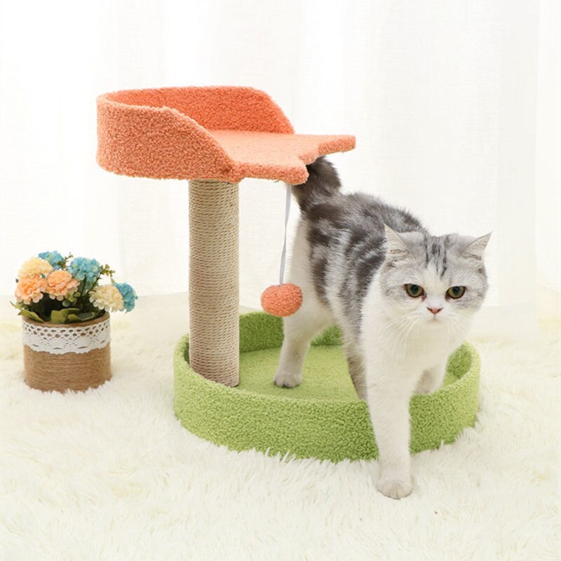 Cat Tree Cat Tower with Natural Sisal Scratching Post