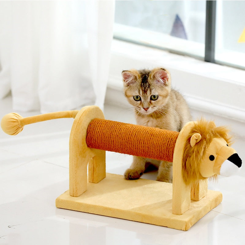 Cat tree cat tower with natural sisal scratching post