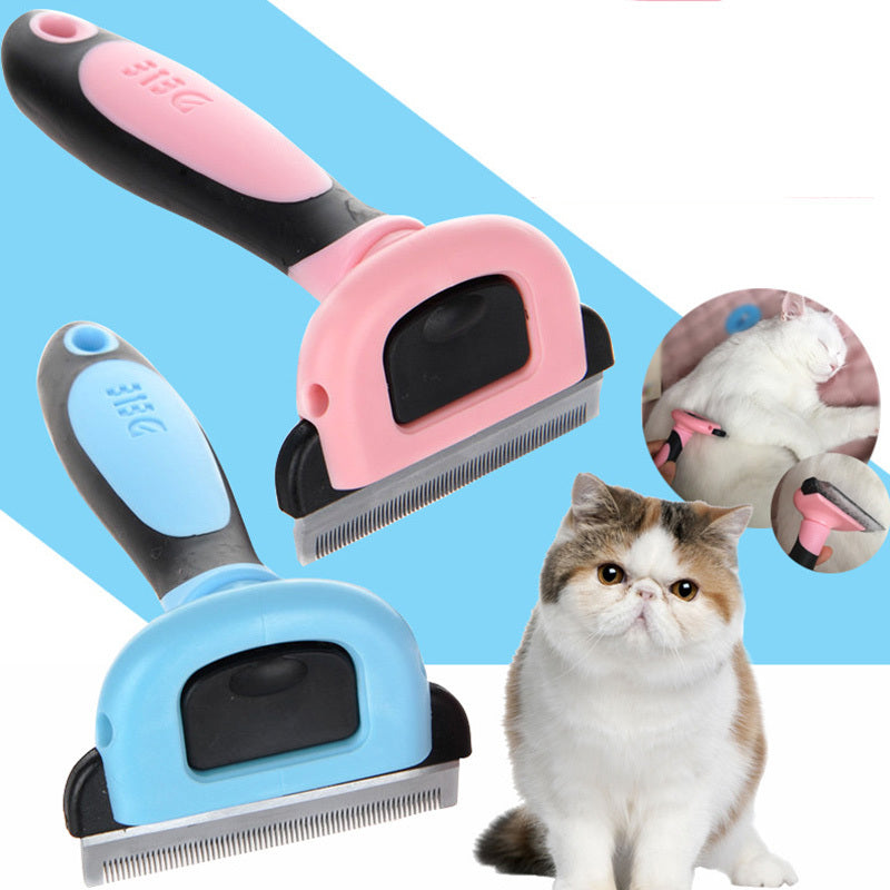 Professional Pet Grooming Brush & Deshedding Tool Reduces Shedding Up To 95% in Dogs & Cats - NuoPets