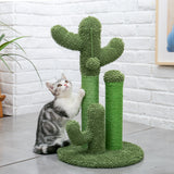 Cactus cat scratcher post featuring cat tree