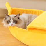 Cat Bed Banana Shaped Soft Cat House