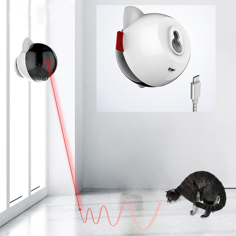 Invigorating Cat Laser Toy Automatic Smart Cat Led Light Interactive Electric Funny Teaser Toy Laser