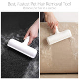 NuoPets Pet Hair Removel Roller Remover Cleaning Brush Fur Removing Dog Cat Animals Hair Brush