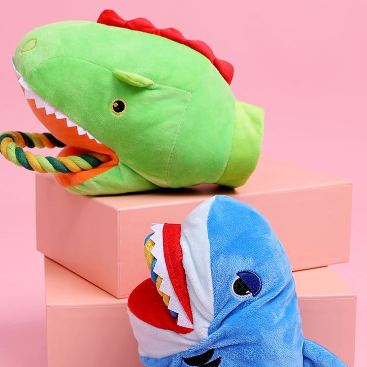 Nuopets Dog Toy Shark Pet Plush Training Toy