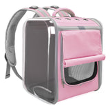 Pet cat carrier backpack breathable cat travel outdoor shoulder bag