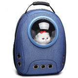 Pet cat carrier bag breathable outdoor pet backpack with bubble portable