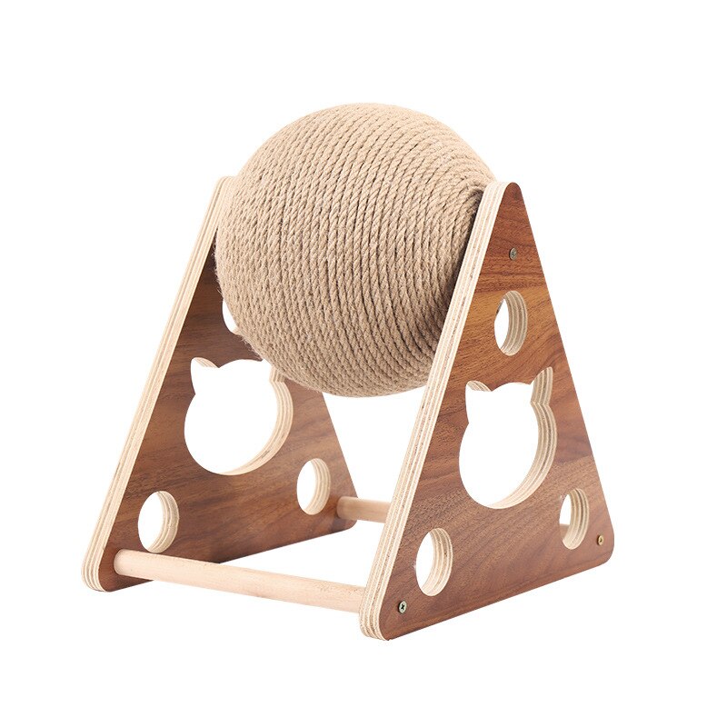 Pet cat tree toys with ball cat scratching post