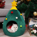 Nuopets Tree Pet House Puppy Cave Washable Cat Bed