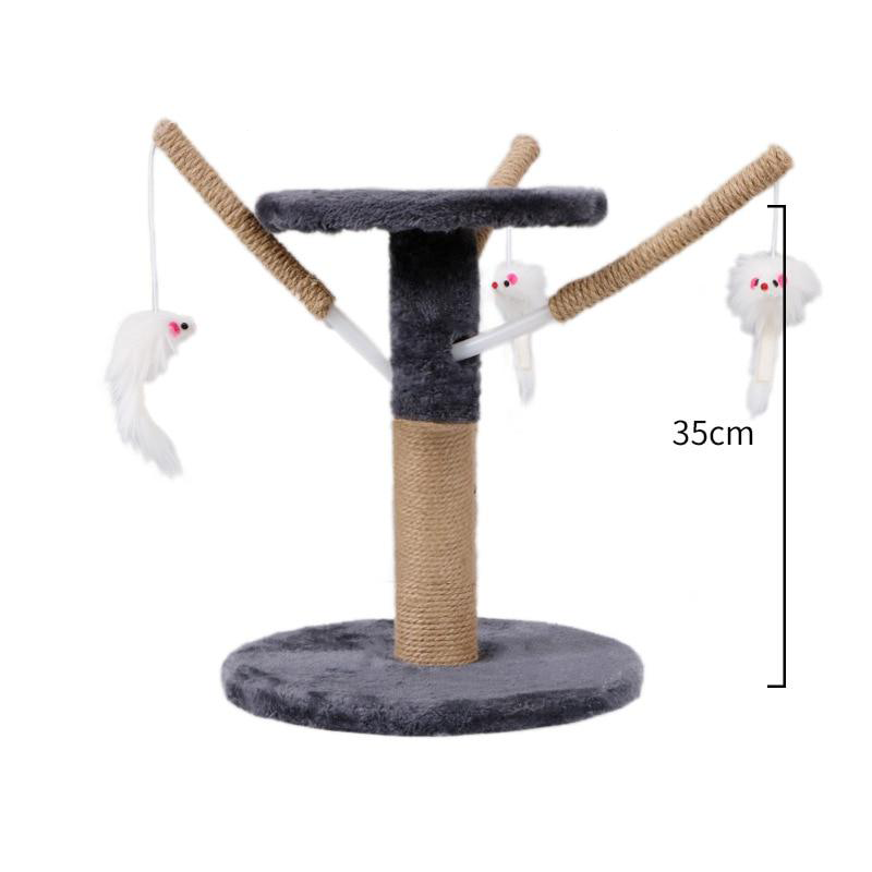 Cat tree cat tower with natural sisal scratching post for cats activity