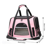 Soft pet carriers portable breathable foldable bag cat dog carrier bags