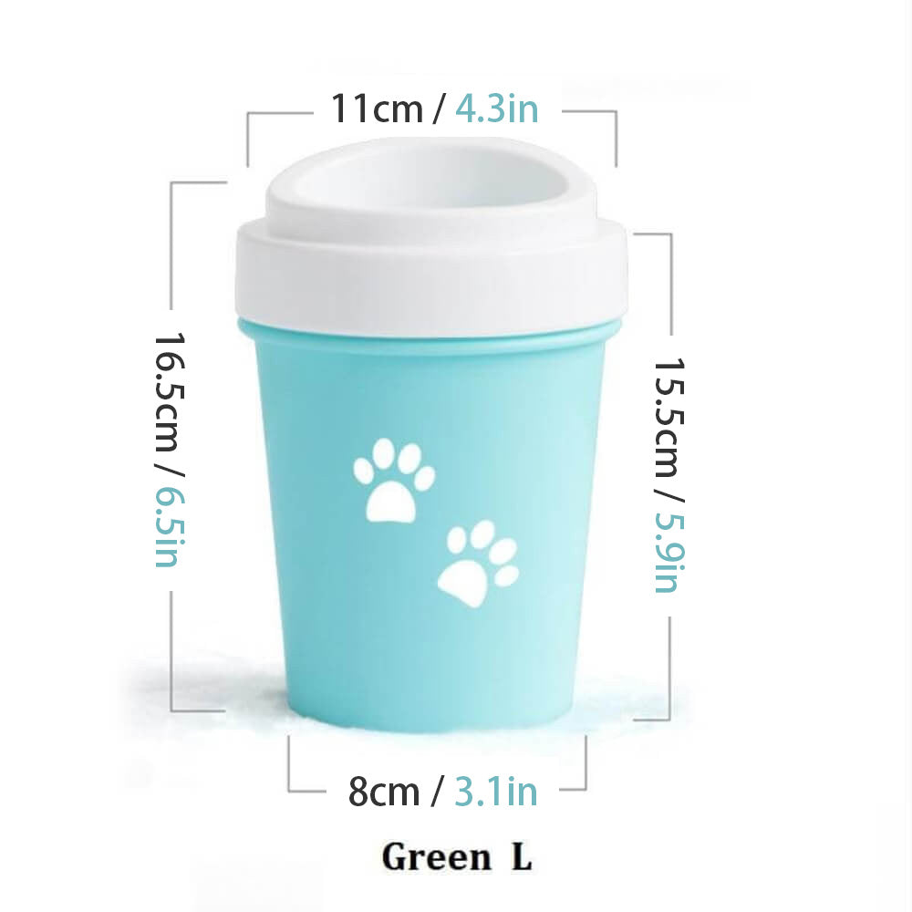Pet Paw Cleaner Washer Cup With Soft Bristles