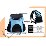 Breathable pet carrier mesh backpack for cats & dogs