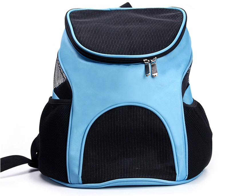 Pet Dog Carriers Backpack Bags Pet Cat Outdoor Travel Carrier Packbag Portable Zipper Mesh Backpack Breathable Dog Bags Supplies - NuoPets